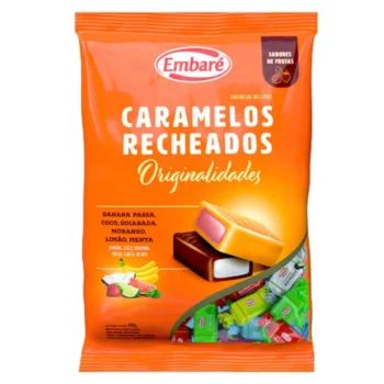 Bala Embare Caramelo Recheado Sortido